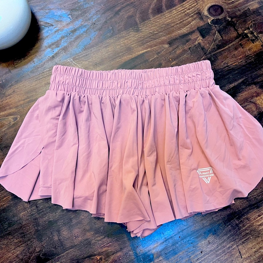 I Want Transcend Now flowy 2-in-1 shorts